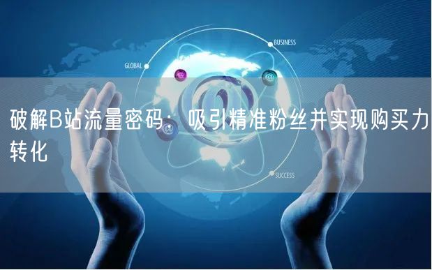 破解B站流量密码：吸引精准粉丝并实现购买力转化