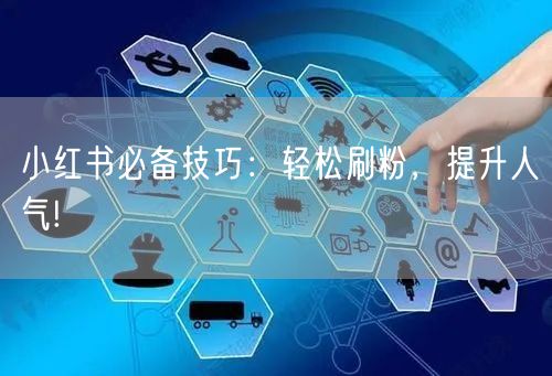 小红书必备技巧：轻松刷粉，提升人气!