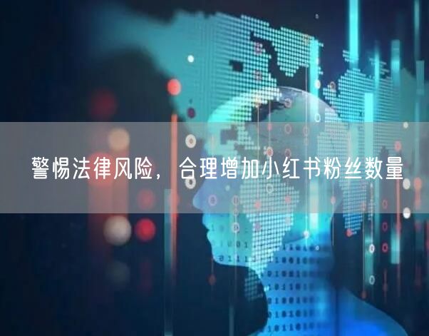 警惕法律风险，合理增加小红书粉丝数量