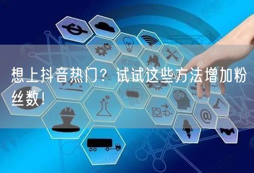 想上抖音热门？试试这些方法增加粉丝数！