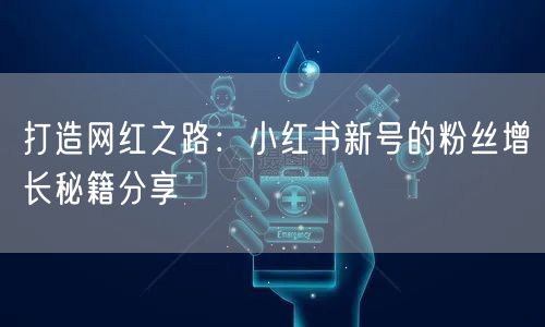 打造网红之路：小红书新号的粉丝增长秘籍分享