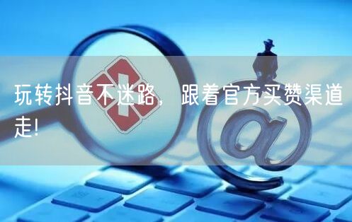 玩转抖音不迷路，跟着官方买赞渠道走!