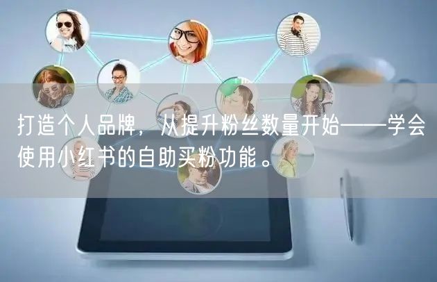 打造个人品牌，从提升粉丝数量开始——学会使用小红书的自助买粉功能。